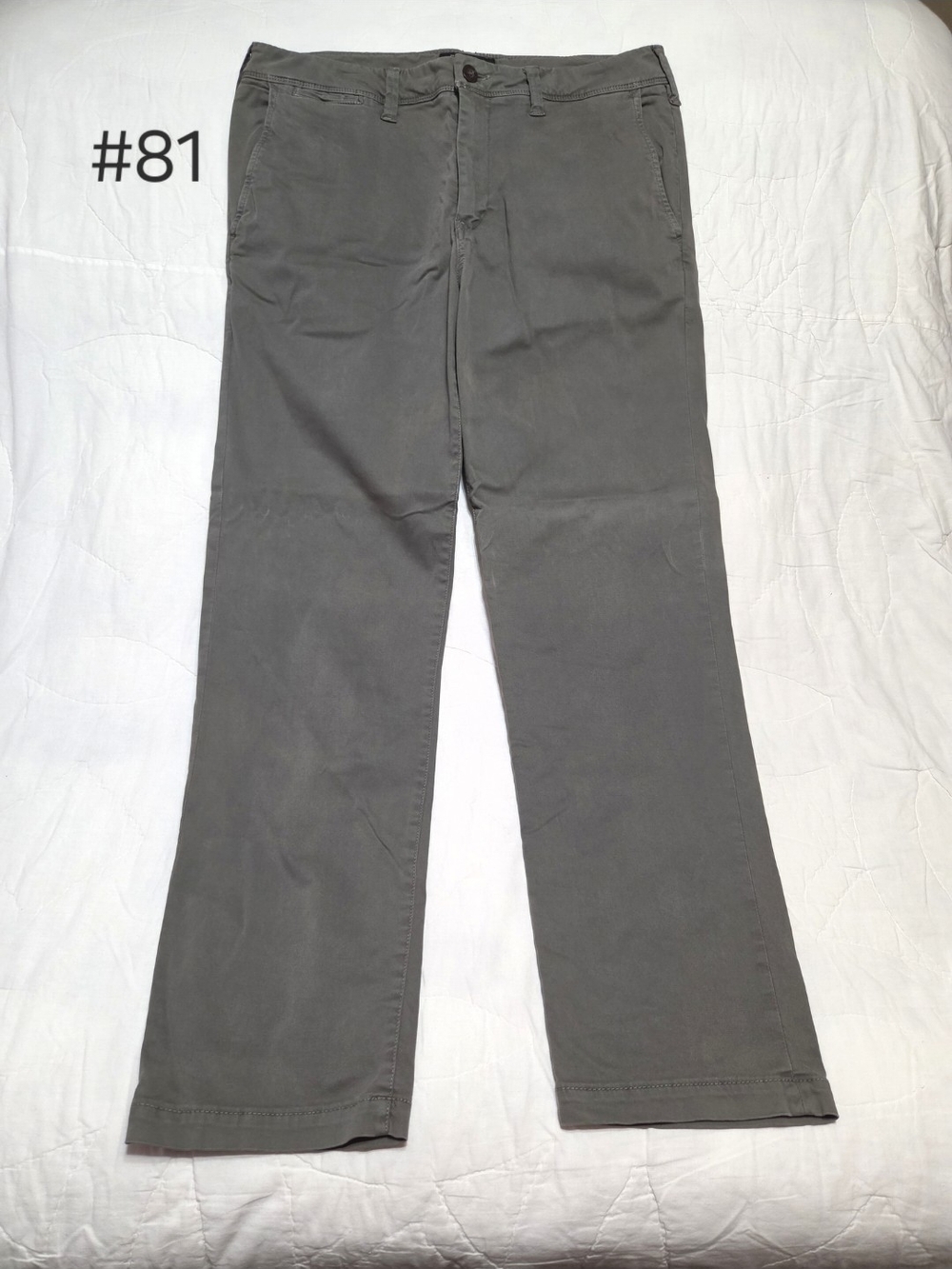 American Eagle Men’s Extreme Flex Khaki Chino Pants Gray - 36x30